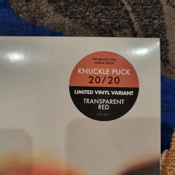 Knuckle Puck "20/20" Brand New Sealed Limited Edition Transparent Red Vinyl. - Picture 2 of 2